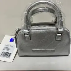 Matin Kim シルバー ミニショルダーバッグ