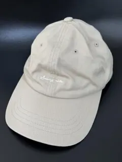 しまむら　Sunny side ロゴ刺繍 キャップ ベージュのサムネイル