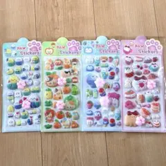 肉球シール　おしりシール　おなかシール　2枚組　ボンボンドロップシール