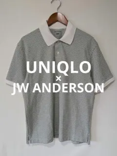 ユニクロ × JWアンダーソン ドライカノコポロシャツ ボーダー グリーン