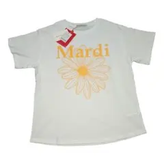 Mardi Mercredi Tシャツ ホワイト イエローのサムネイル