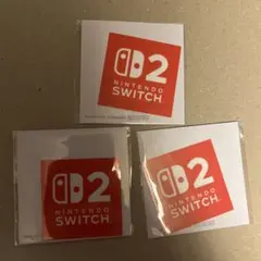 【未開封】Nintendo Switch ロゴステッカー 3枚セット　非売品