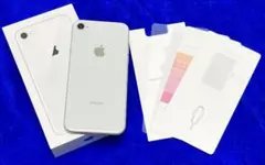 iPhone8 64GB シルバー SIMロック解除済 バッテリー73％　①