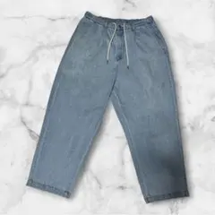 WEGO デニムパンツ L ブルー ワイド イージーパンツのサムネイル