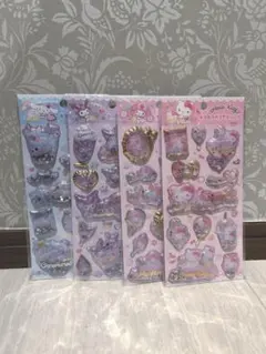サンリオ＊キラキラカプセルシール＊全4種＊正規品