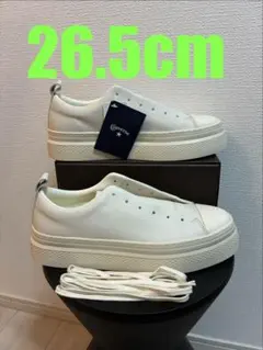 【厚底美品】コンバース オールスター クップ バトー OX 本革 エクリュのサムネイル