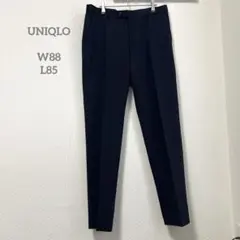 UNIQLO ユニクロ 感動パンツ スラックス ネイビー