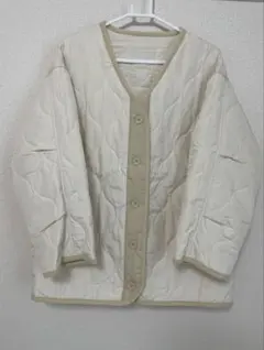 le colis キルティングジャッケット　アウター ベージュ　ホワイト