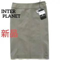 ◎新品未使用 INTERPLANET タイトスカート 膝丈 スタイル美 通勤 Sのサムネイル