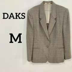 【DAKS 千鳥格子 テーラードジャケット ウール 9号】のサムネイル