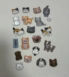 おすそ分け　和柄　ボンボンドロップシール　和猫 和犬