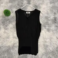 ✨BIGI✨サイズ7I BIGI ブラック ノースリーブ ニット