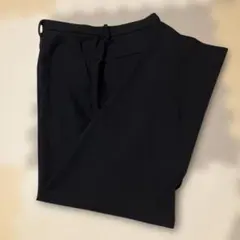 UNIQLO ネイビー　スマートアンクルパンツ　L