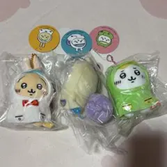 ちいかわ　雨の日ぷちミニマスコット　3点　ちいかわ　ハチワレ　うさぎ　新品未開封