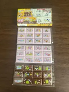 ちょこぶろっくしーる たまごっち 3枚 くちぱっち めめっち ふらわっち