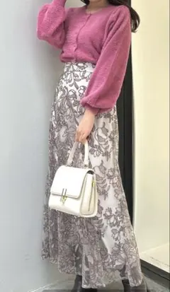 新品タグ付き マーキュリーデュオ シャギーカーディガン