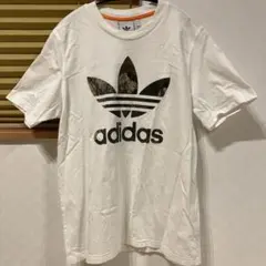 adidas ホワイト Tシャツ XL