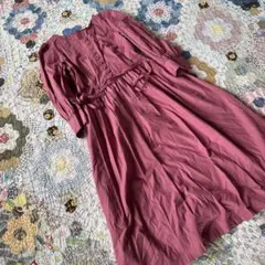 agnes b. アニエスベー ロングワンピース ピンク リボンのサムネイル