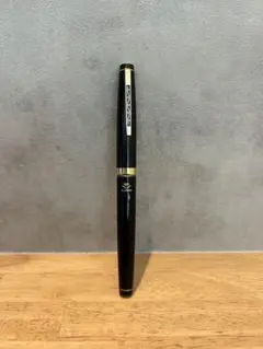 希少 プラチナ 万年筆 18K WG ストライプ 細字 ヴィンテージ シルバー