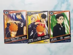 ハイキュー!!きゃらくたぶるカードグミ vol.3 日向翔陽 影山飛雄 月島蛍
