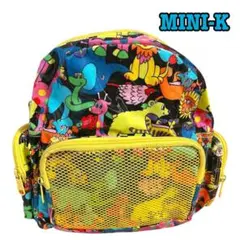 MINI−K ミニケー カラフル 動物 総柄 ビニール リュックキッズ ベビーのサムネイル