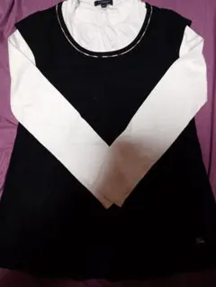 バーバリーロンドン　150A 美品　チュニック　ブラック　ノバチェック