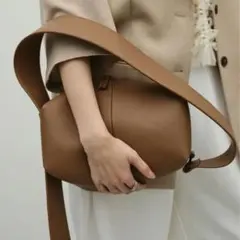 STYLEMIXER ワイドベルトスクエアバッグ　ライトブラウンのサムネイル