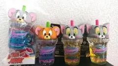 トムとジェリー ラバーオイルストラップ4個セット 新品未使用トムジェリータフィー