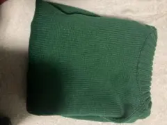 【GU】ローゲージタートルネックセーター Lサイズ　グリーン