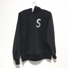 Supreme Sロゴ ブラック スワロフスキー パーカー オークションに変更 