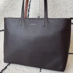 グリーンレーベルリラクシング　ビジネスバッグ　ブラウン　A4 シボ革　肩がけ