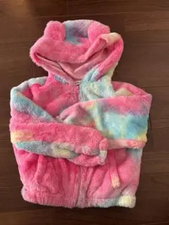 SHEIN フリースフードジャケット 8Y(125-130)