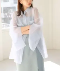 Heather シースルーシャツ