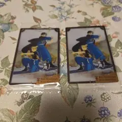 鋼の錬金術師　ウエハース　カード　ロイ リザ　2点セット