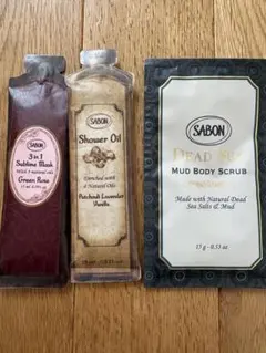 SABON サンプル　 ヘアマスク シャワーオイル スクラブのサムネイル