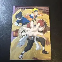 NARUTO ナルト カード ナルト,サスケ,我愛羅No.080エッチングカード