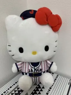 侍ジャパン × サンリオキャラクターズBIGぬいぐるみ ハローキティ　WBC野球