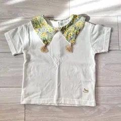 襟付きタッセルTシャツ コトリ 90