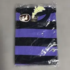 【新品・未開封】パープル×ブラック ボーダーTシャツ