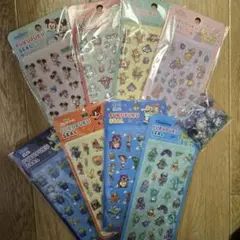 ディズニー PUKUPUKUシール 8枚セット おまけ付き