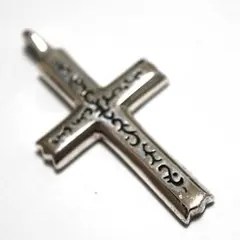 Engraved Tiny Cross Pendant クロスペンダント | Mercari