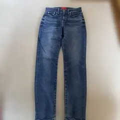 RED CARD スキニーデニム 22サイズ ダークブルー