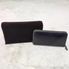 COCOMEISTER ココマイスター ネイビー 本革レザー 長財布