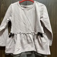 値下げ⭐︎プティマイン 長袖トレーナー　100 ピンク