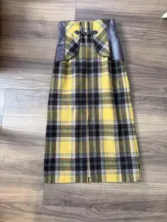 Lily Brown チェック柄タイトスカート