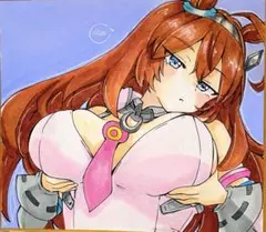 ウマ娘 ミホノブルボン 手描きイラスト