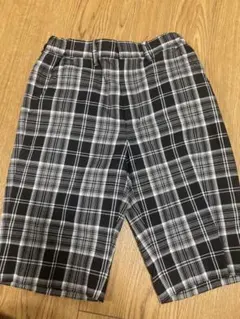 チェック柄 ハーフパンツ 120cm フォーマル