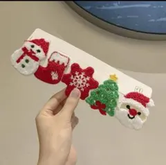 クリスマスモチーフ ヘアピン 5個セット