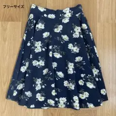 earth music&ecology フレアスカート ミディアム丈