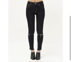 MOUSSY★ダメージ入りスキニーデニム